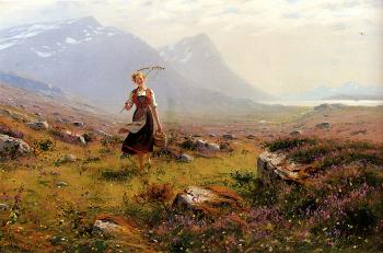 Hans Dahl : Returning From The Fields